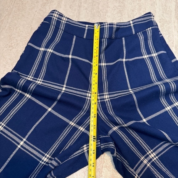 forever 21 flannel plaid wide leg pants size small - Picture 8 of 10